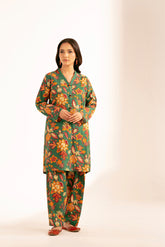 2 Piece Printed Slub Khaddar Printed (CP0221)